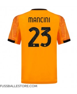 Günstige AS Roma Gianluca Mancini #23 Auswärtstrikot 2025-26 Kurzarm
